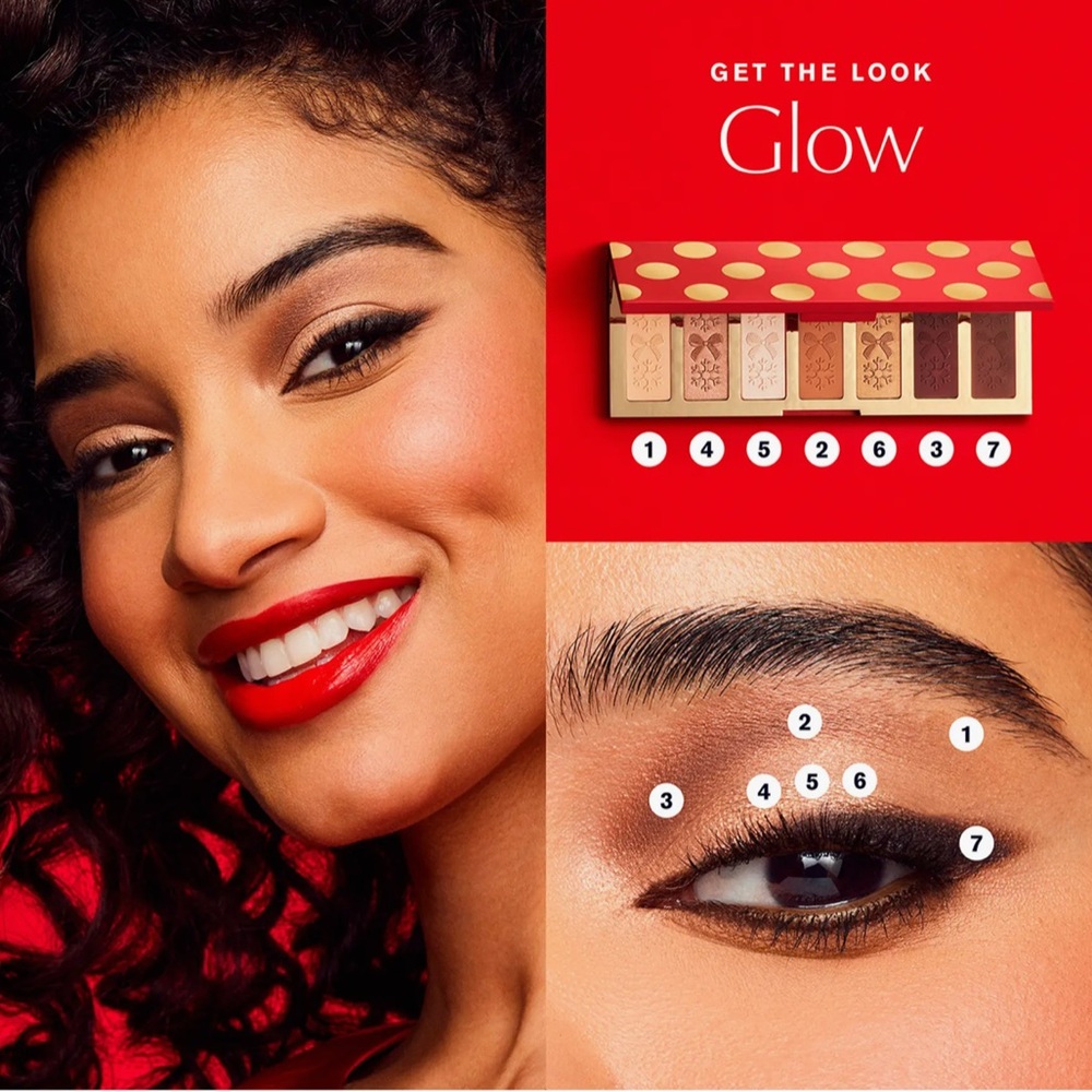 Estée Lauder Holiday Blockbuster 6 piece Full Size GLOW Makeup (WARM) Set ~ New - Picture 3 of 11